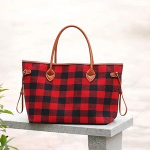 Buffalo Plaid Tote